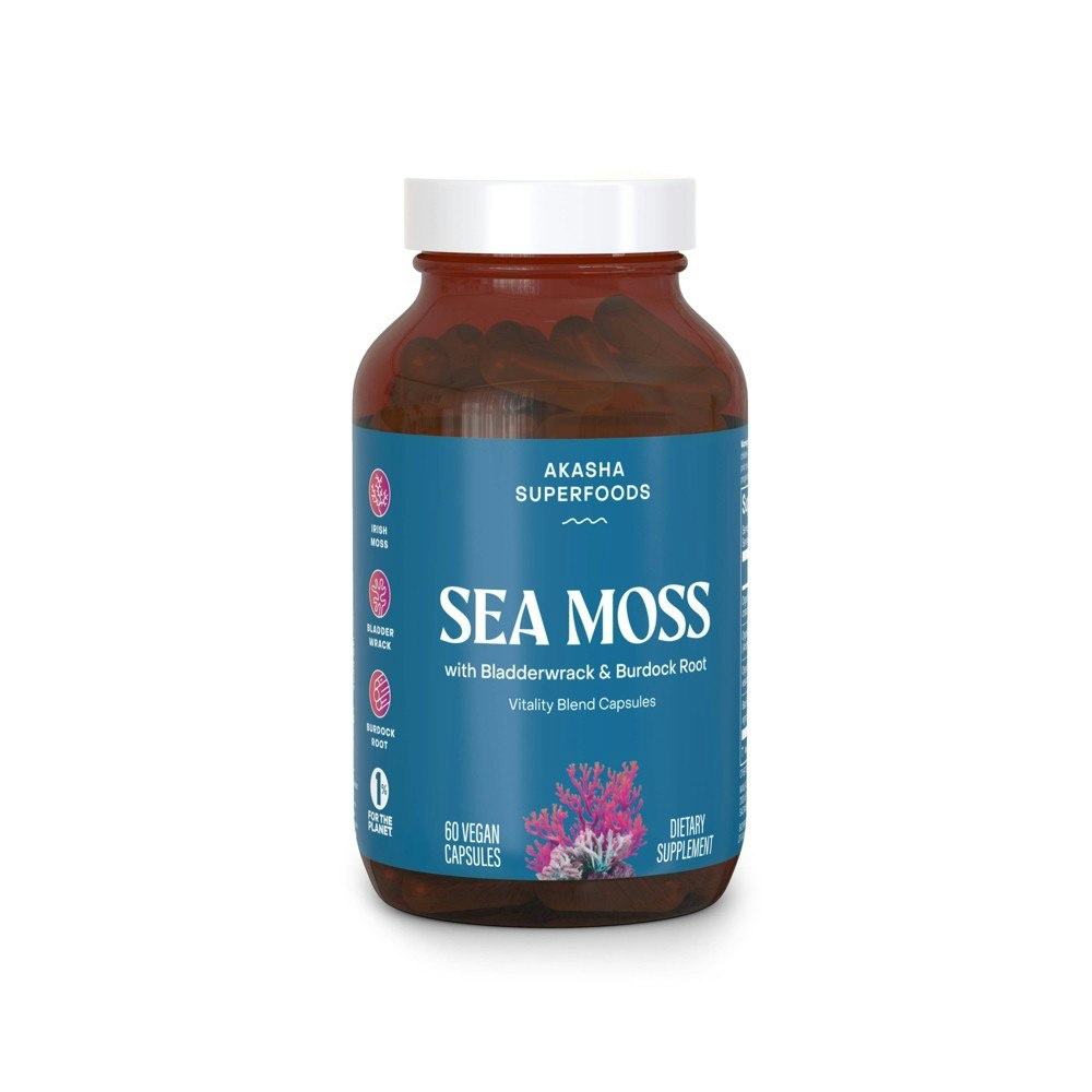 Akasha Superfoods Sea Moss Vitality Blend 60-Count Capsules: $31.99 Akasha Superfoods Sea Moss Vitality Blend 60-Count Capsules: $31.99