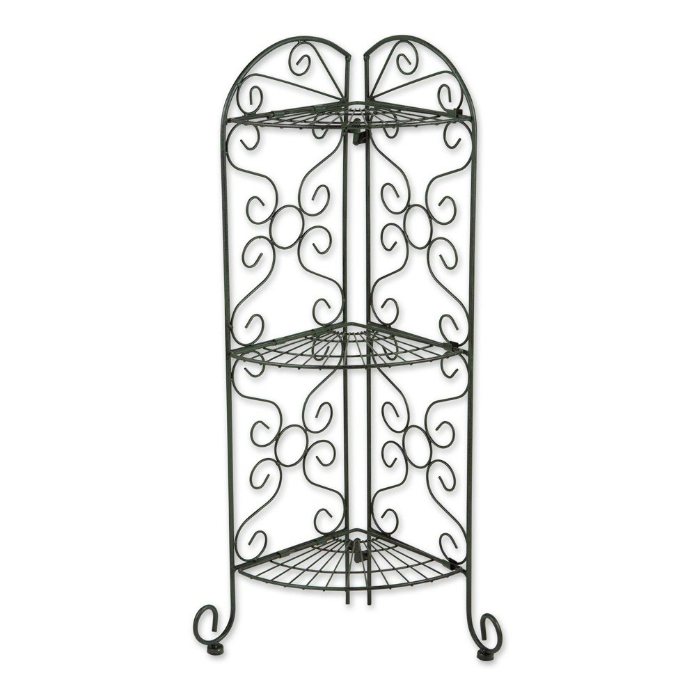Zingz & Thingz 3-Tier Iron Corner Plant Stand: $55.99