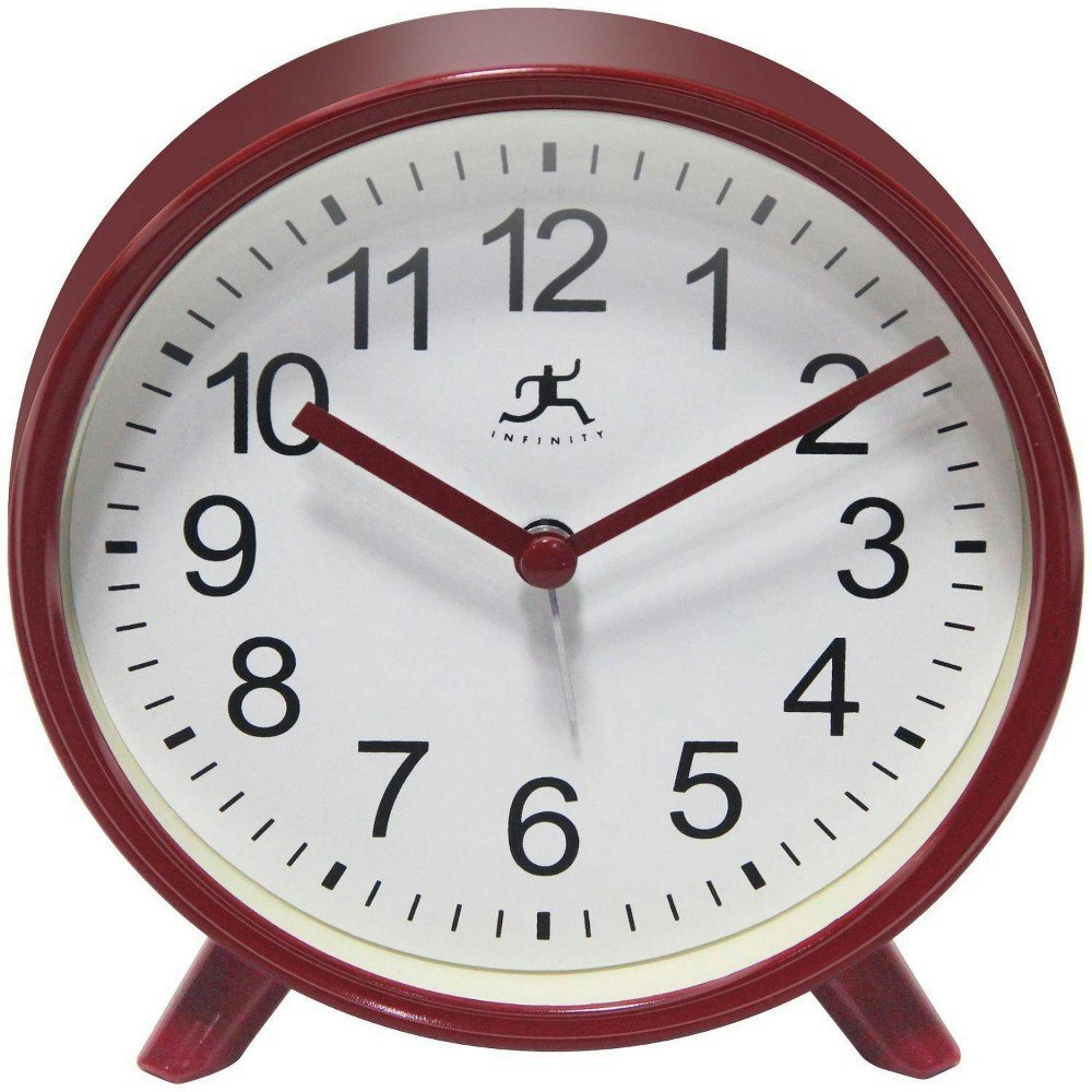 Infinity Instruments 5.75" Tabletop Alarm Clock: $19.99