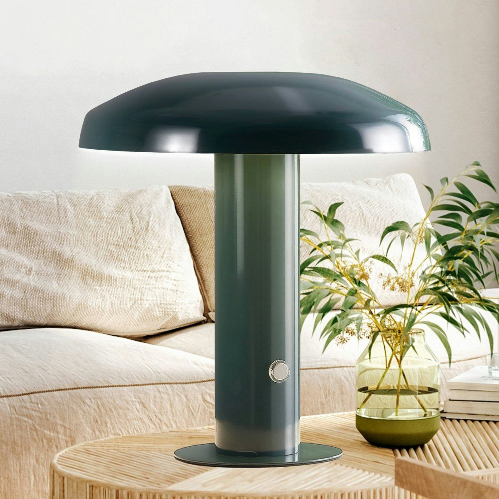Jonathan Y Suillius 11-Inch Rechargeable Mushroom Table Lamp: $73.99