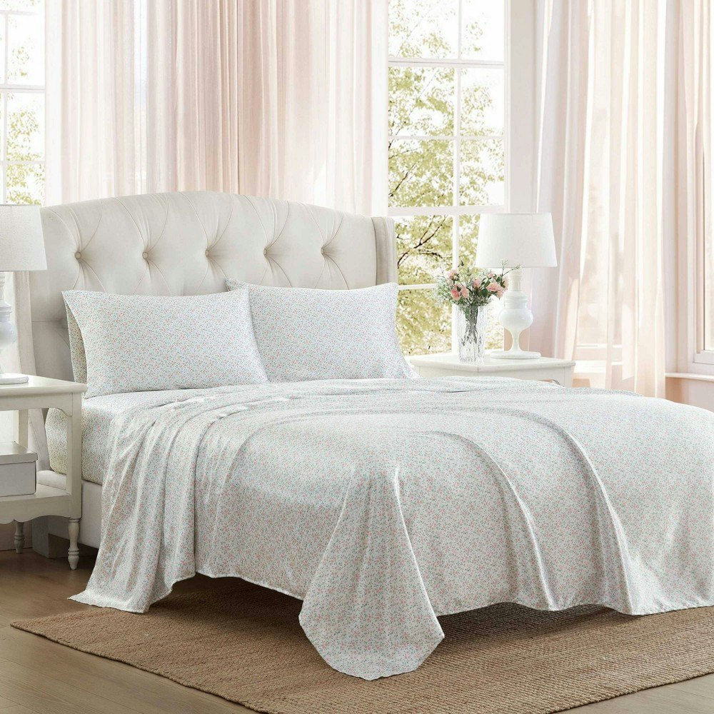 Laura Ashley King Tierney Sheet Set: $53.99 Laura Ashley King Tierney Sheet Set: $53.99