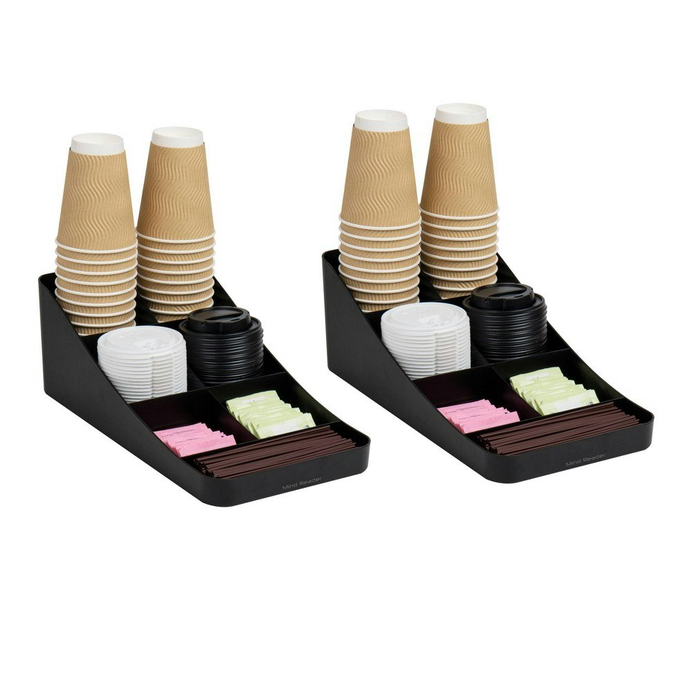 Mind Reader Cup and Condiment Station Organizer 2-Pack: $27.99 Mind Reader Cup and Condiment Station Organizer 2-Pack: $27.99