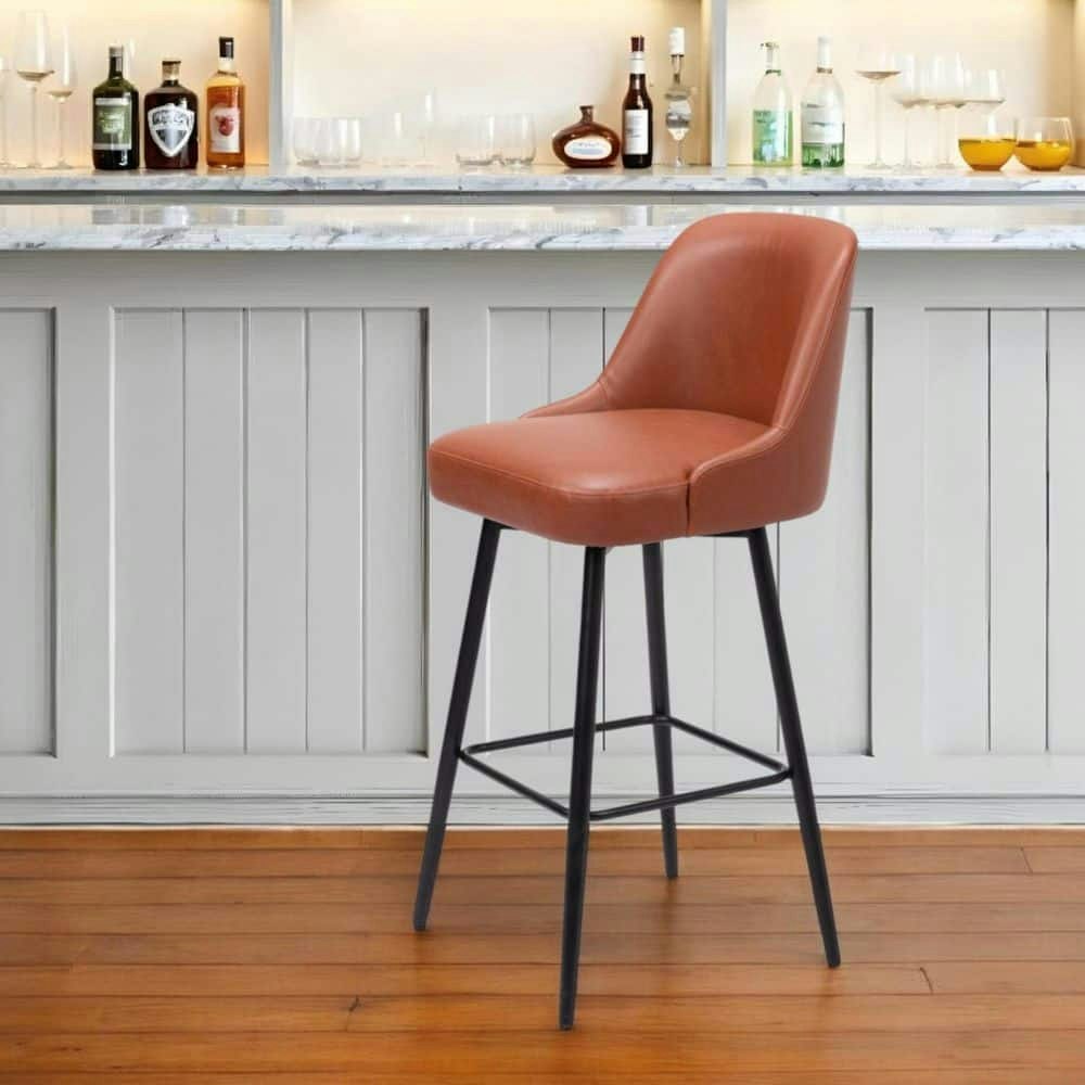 41.7-Inch Brown Metal Bar Stool: $363.44 41.7-Inch Brown Metal Bar Stool: $363.44