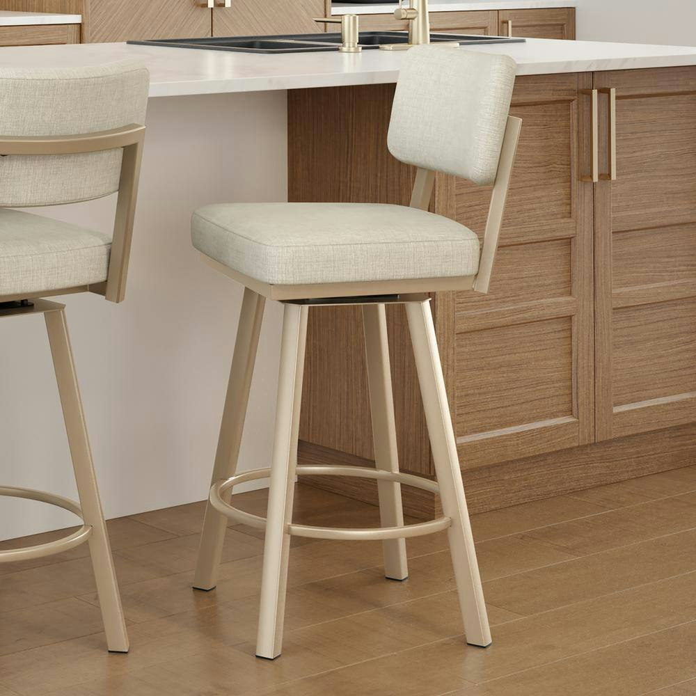 Alek 27-inch PVC and Metal Swivel Counter Stool: $519.99 Alek 27-inch PVC and Metal Swivel Counter Stool: $519.99