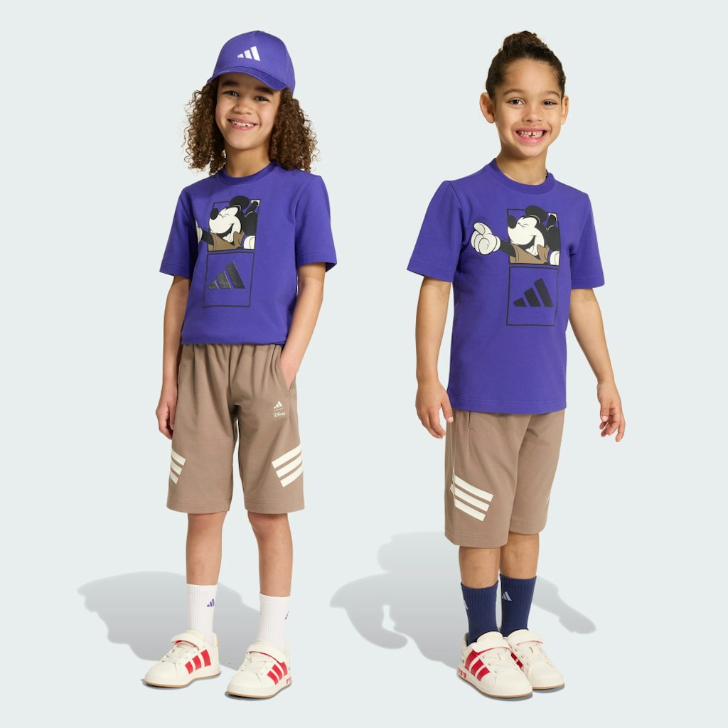 Adidas Disney Mickey Mouse T-Shirt Set: $44 Adidas Disney Mickey Mouse T-Shirt Set: $44