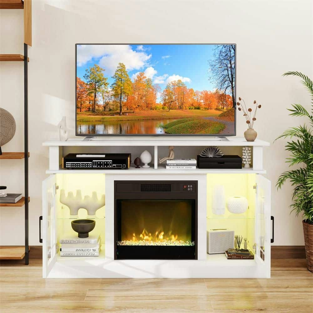 48-Inch Freestanding Electric Fireplace TV Stand: $328.22 48-Inch Freestanding Electric Fireplace TV Stand: $328.22