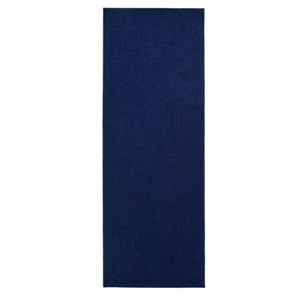 Custom Size Navy Runner Rug 26" x 264": $192.88 Custom Size Navy Runner Rug 26" x 264": $192.88