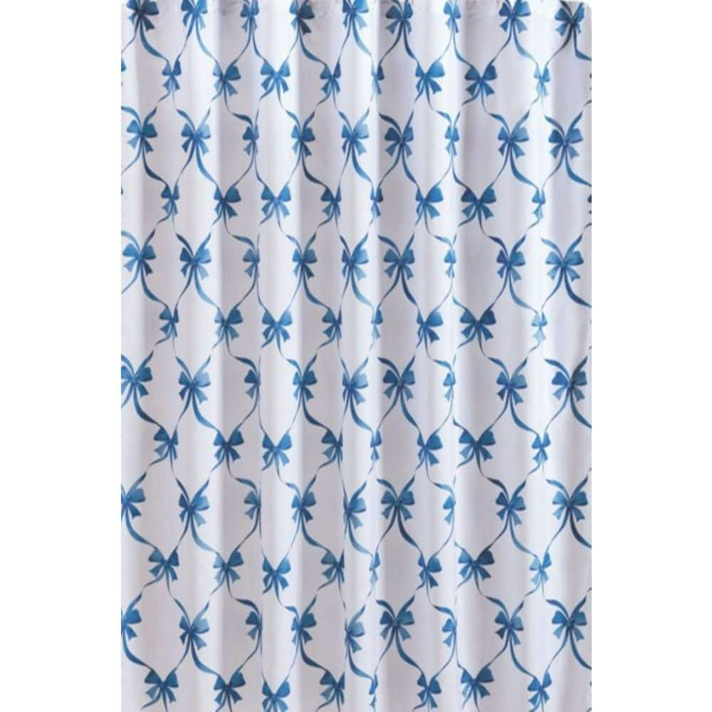 Abigail Bow 72" x 72" Microfiber Polyester Shower Curtain: $17.99 Abigail Bow 72" x 72" Microfiber Polyester Shower Curtain: $17.99