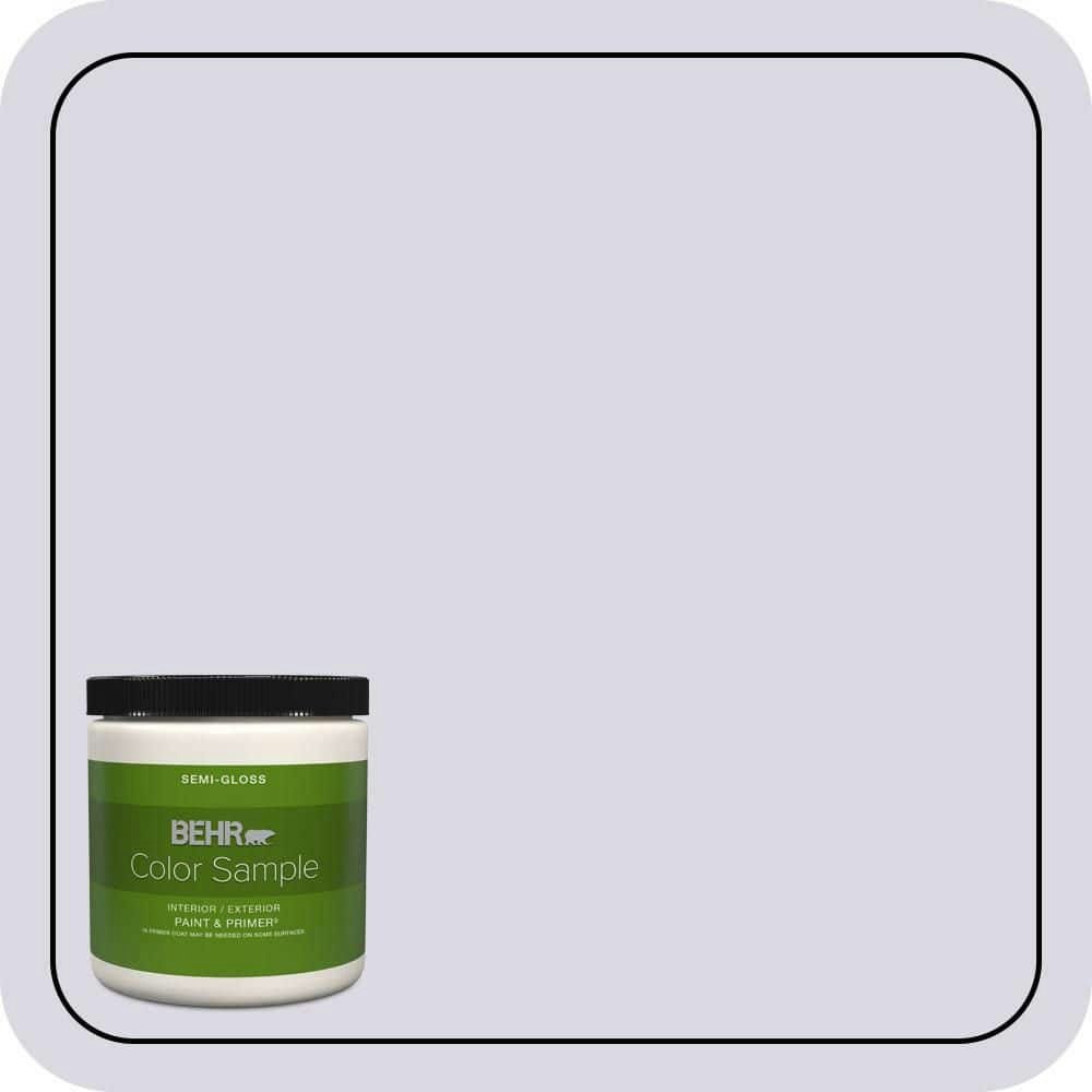 Behr Misty Lavender Semi-Gloss Interior/Exterior Paint & Primer 8-oz. Sample: $5.98 Behr Misty Lavender Semi-Gloss Interior/Exterior Paint & Primer 8-oz. Sample: $5.98