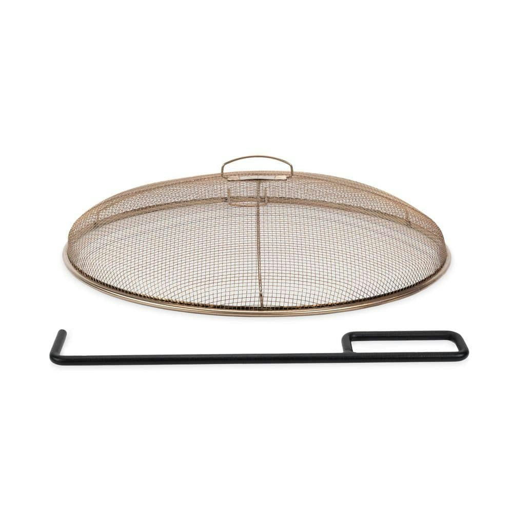 Huddle and Social 18-inch Fire Pit Screen and Poker: $85 Huddle and Social 18-inch Fire Pit Screen and Poker: $85