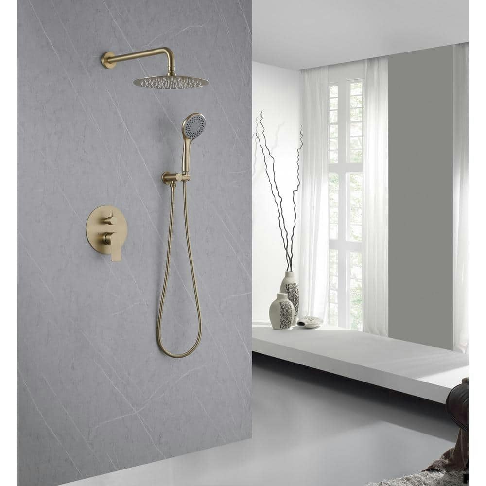 Dual Wall Mounted Fixed and Handheld Shower Head: $252.56 Dual Wall Mounted Fixed and Handheld Shower Head: $252.56