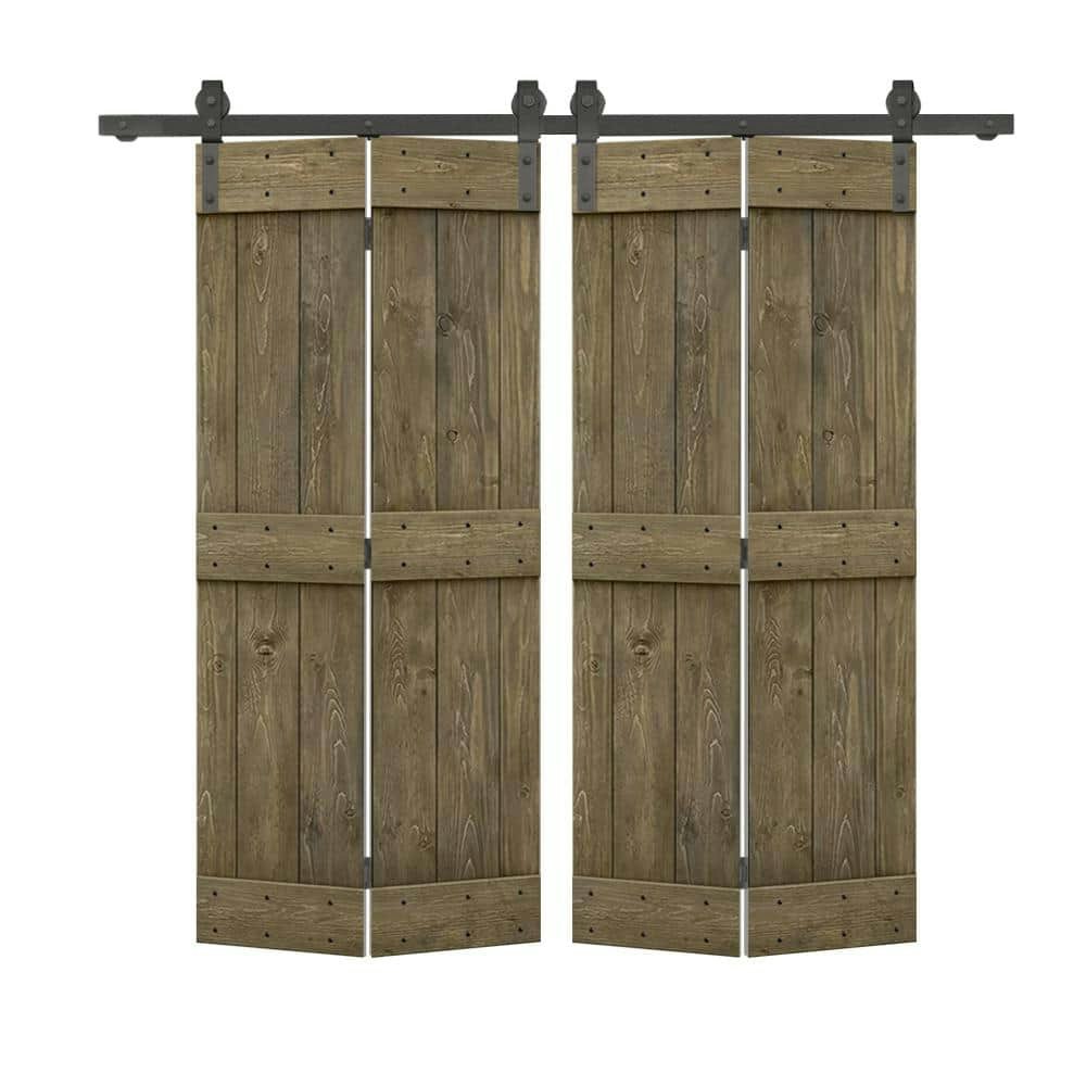 64" x 80" Solid Core Wood Bi-Fold Double Doors w/ Hardware Kit: $739.95 64" x 80" Solid Core Wood Bi-Fold Double Doors w/ Hardware Kit: $739.95