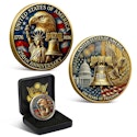 USA 250th Anniversary Commemorative Coin w/ Gift Box for $16 + free shipping w/ Prime