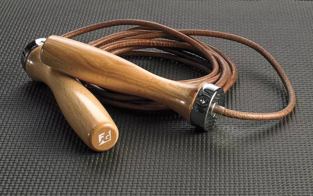 Fitness Gear Leather Jump Rope: $12