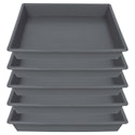 6" Square Plant Saucers 5-Pack for $4 + free shipping w/ Prime