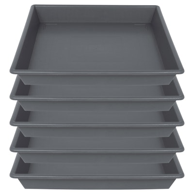 6" Square Plant Saucers 5-Pack for $4 + free shipping w/ Prime