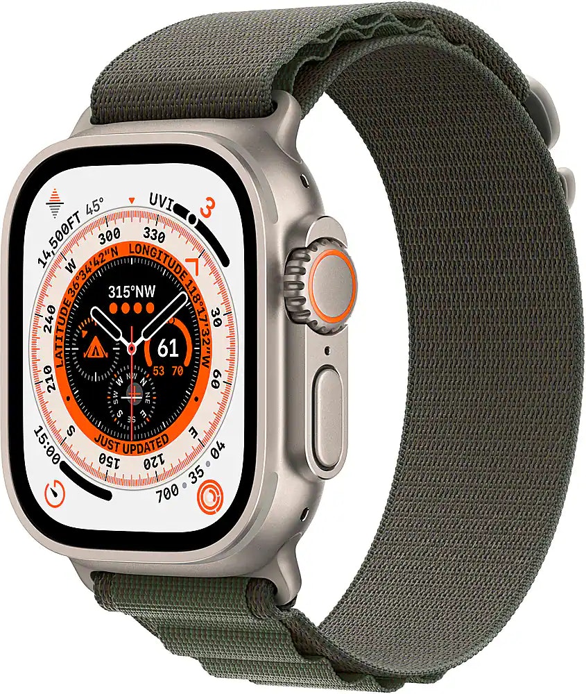 Refurb Apple Watch Ultra GPS + Cellular 49mm Titanium: $300 Refurb Apple Watch Ultra GPS + Cellular 49mm Titanium: $300