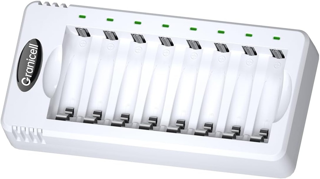 Granicell 8-Bay AA & AAA USB Battery Charger: $6.99