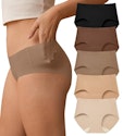 Sharicca Women's Seamless Hipster Panties 5-Pack for $15 + free shipping w/ Prime