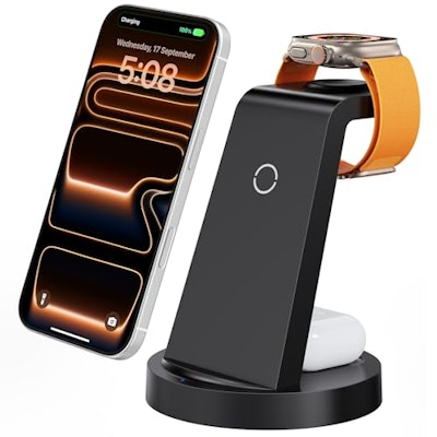 Anlmz 3-in-1 Wireless Charging Station for $8 + free shipping w/ Prime