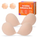 Adhesive Backless Push-Up Bra 2-Pack for $12 + free shipping w/ Prime