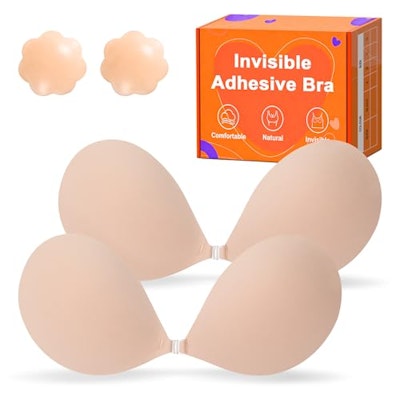 Adhesive Backless Push-Up Bra 2-Pack for $12 + free shipping w/ Prime