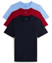 Tommy Hilfiger Men's Cotton Short-Sleeve Crewneck Undershirt 3-Pack for $28 + free shipping w/ $39