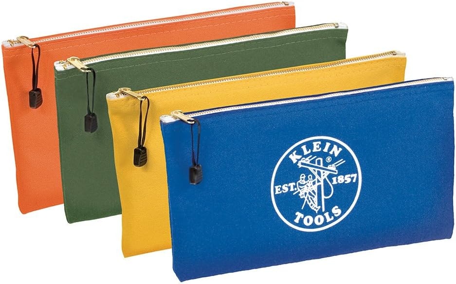 Klein Tools Canvas Zipper Bag 4-Pack: $30
