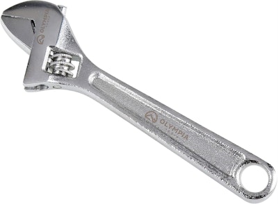 Olympia Tools 4" Adjustable Wrench for $6 + free shipping w/ Prime