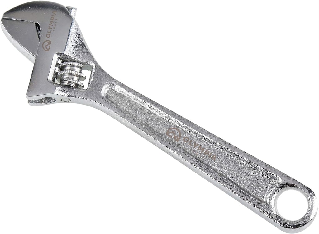 Olympia Tools 4" Adjustable Wrench: $5.99