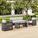 Henredon Cheval 4-Piece Outdoor Patio Seating Set for $1,000 + free delivery