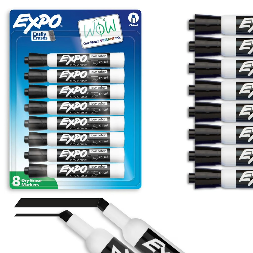 EXPO 8-Count Dry Erase Markers: $6.97