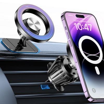 MagSafe Magnetic Dashboard Car Phone Mount for $10 + free shipping w/ Prime