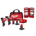 Milwaukee M12 FUEL 12V Cordless Hammer Drill/Impact Combo Kit for $249 + free shipping