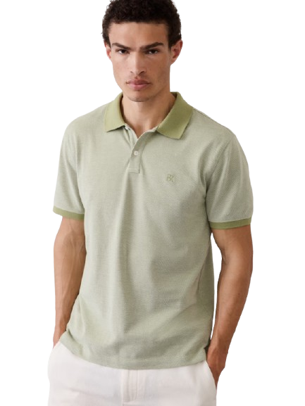 Banana Republic Factory Men's Standard-Fit Pique Polo: $15