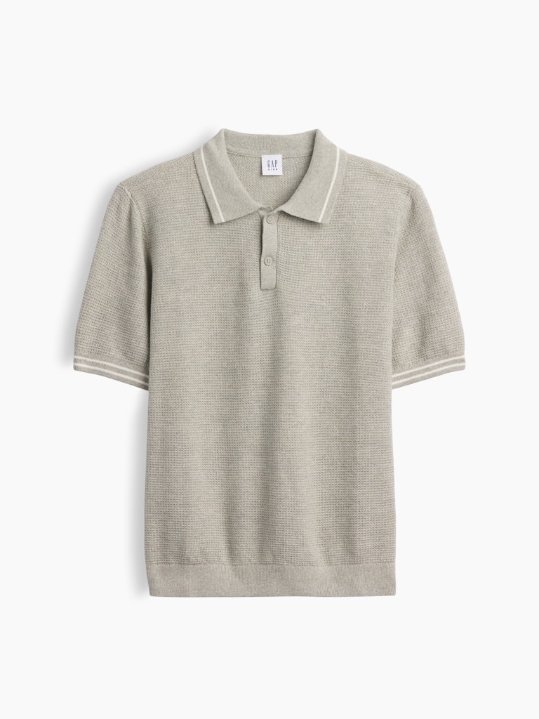 Kids' Relaxed Sweater Polo Shirt: $19.99