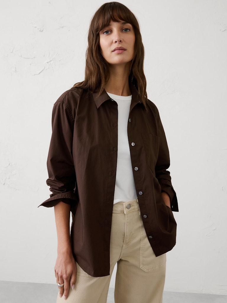 Perfect Poplin Shirt: $40 Perfect Poplin Shirt: $40