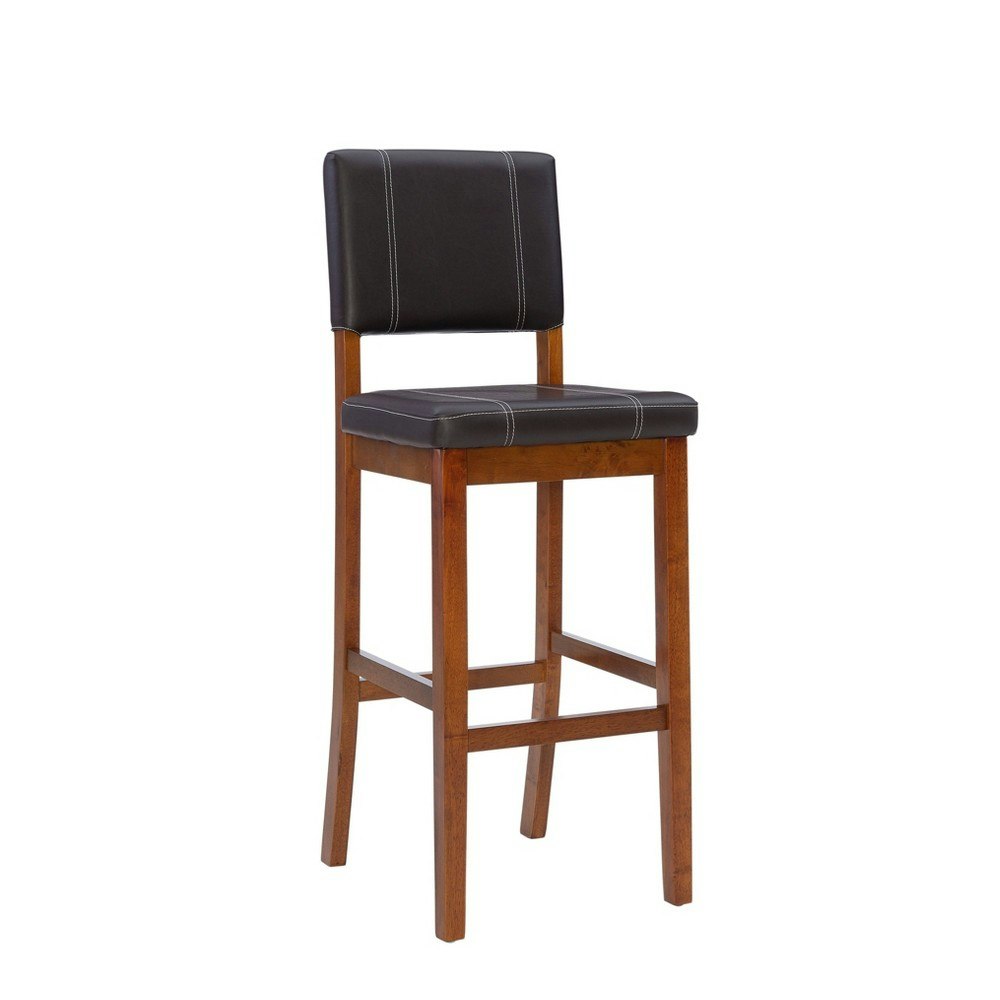 Linon Milano Faux Leather Padded Barstool: $85.99 Linon Milano Faux Leather Padded Barstool: $85.99