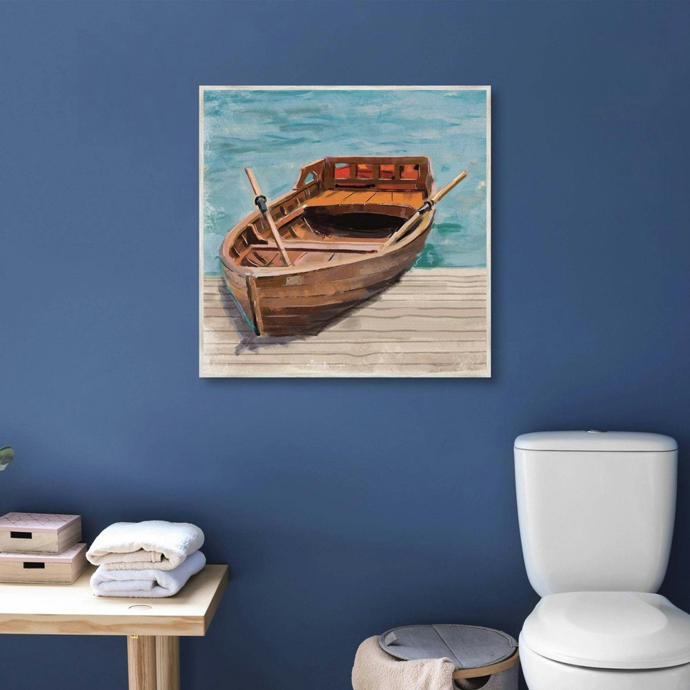 Masterpiece Art Gallery 30\"x30\" Dinghy Wall Art: $89.99 Masterpiece Art Gallery 30\"x30\" Dinghy Wall Art: $89.99