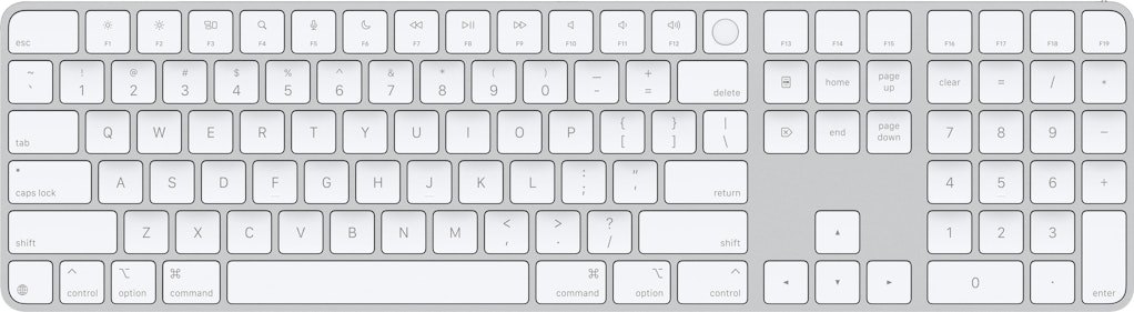 Apple Magic Keyboard with Touch ID and Numeric Keypad for Mac: $179.99
