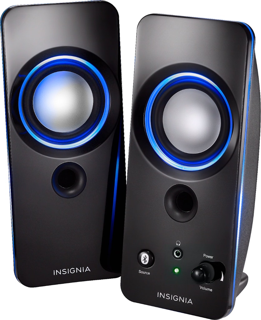Insignia 2.0 Bluetooth Lighted Speaker System 2-Pack: $31.99 Insignia 2.0 Bluetooth Lighted Speaker System 2-Pack: $31.99