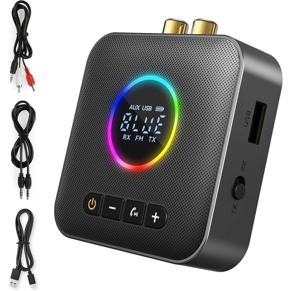 Bluetooth 5.4 2-in-1 Audio Transmitter and Receiver: $18.69