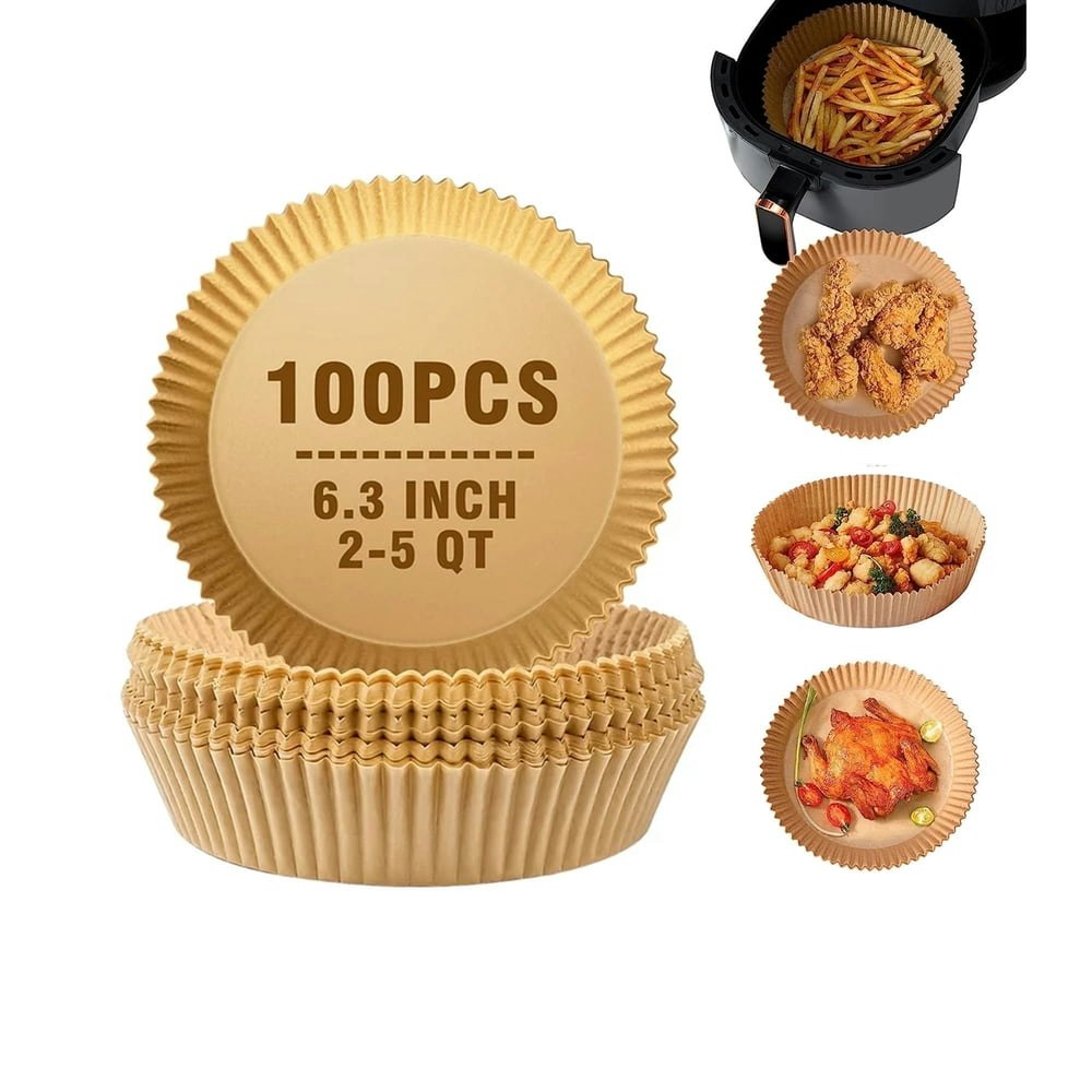 M Buder 6.3-Inch Round Disposable Air Fryer Parchment Paper 100-Pack: $9.97 M Buder 6.3-Inch Round Disposable Air Fryer Parchment Paper 100-Pack: $9.97