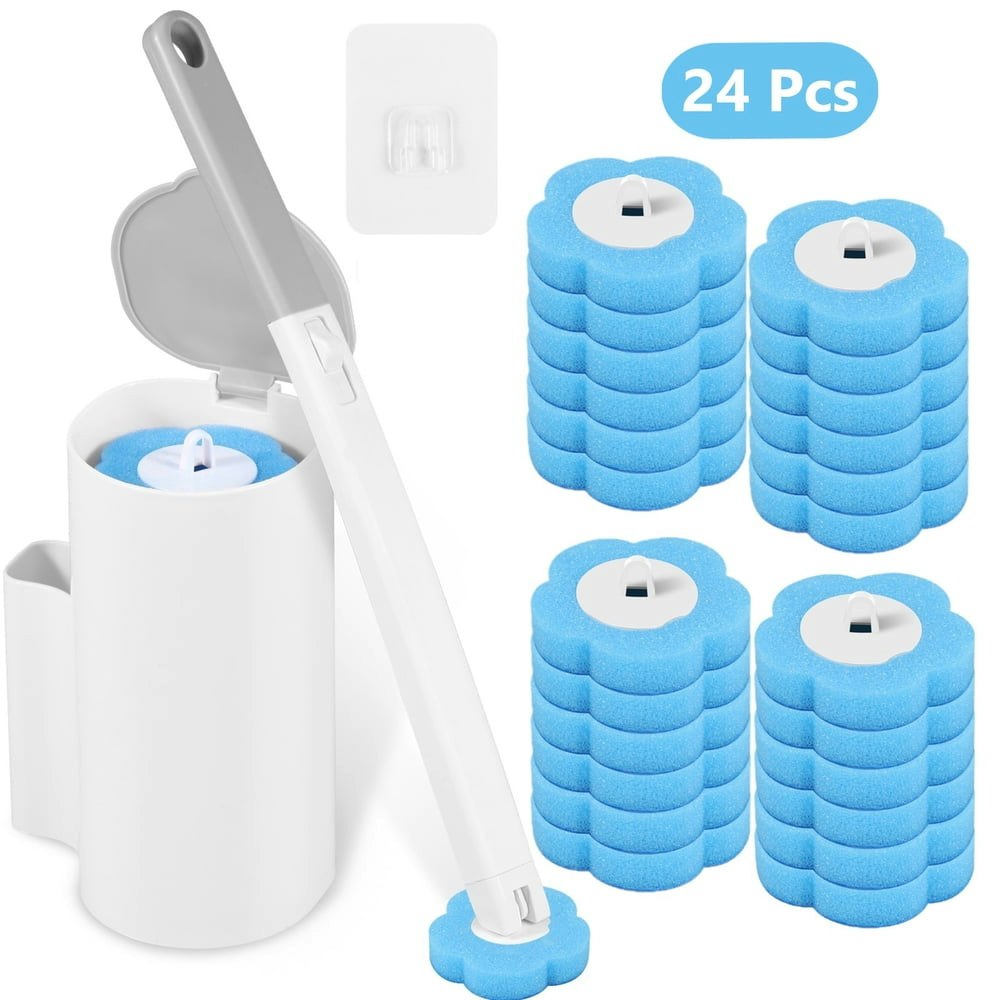 Disposable Toilet Brush and 24-Refill Wand Kit: $10.59