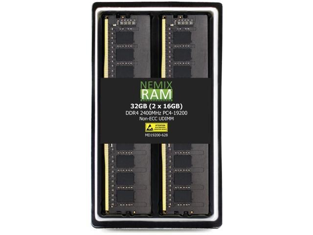 Nemix RAM 32GB (2x16GB) DDR4 2400MHz Desktop Memory Kit: $258.99