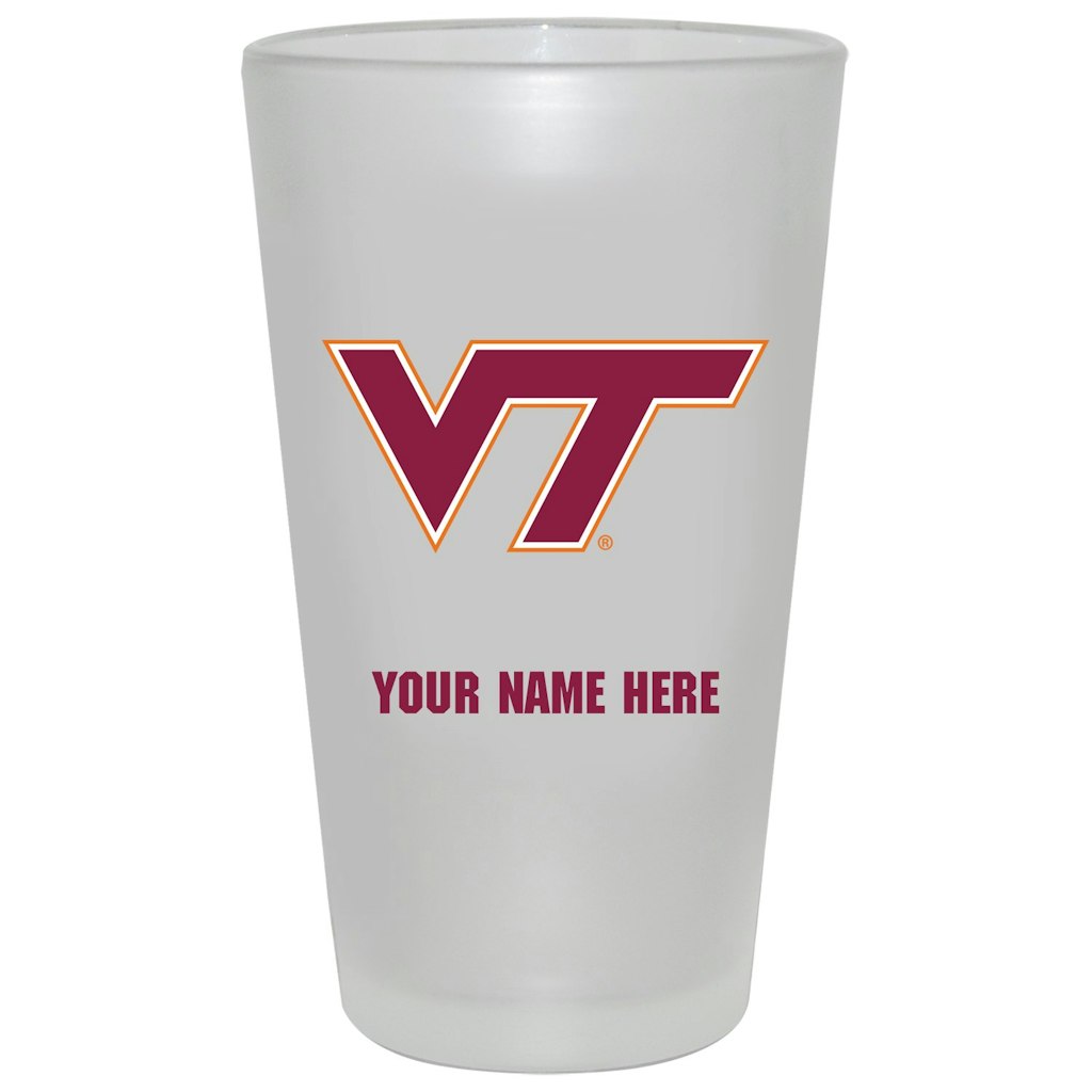 Virginia Tech Hokies 16oz. Frosted Pint Glass: $39.99 Virginia Tech Hokies 16oz. Frosted Pint Glass: $39.99