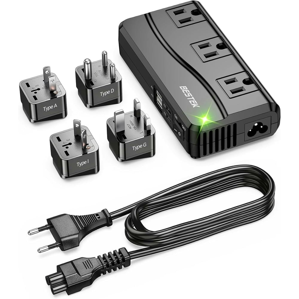 Bestek 250W Universal Travel Adapter and Voltage Converter: $28.54
