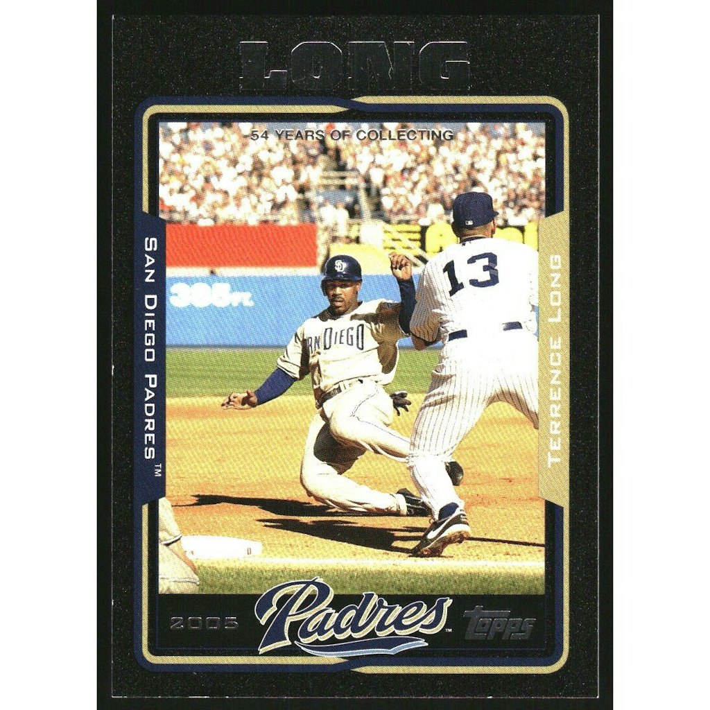 2005 Topps Black #196 Terrence Long Card: $18