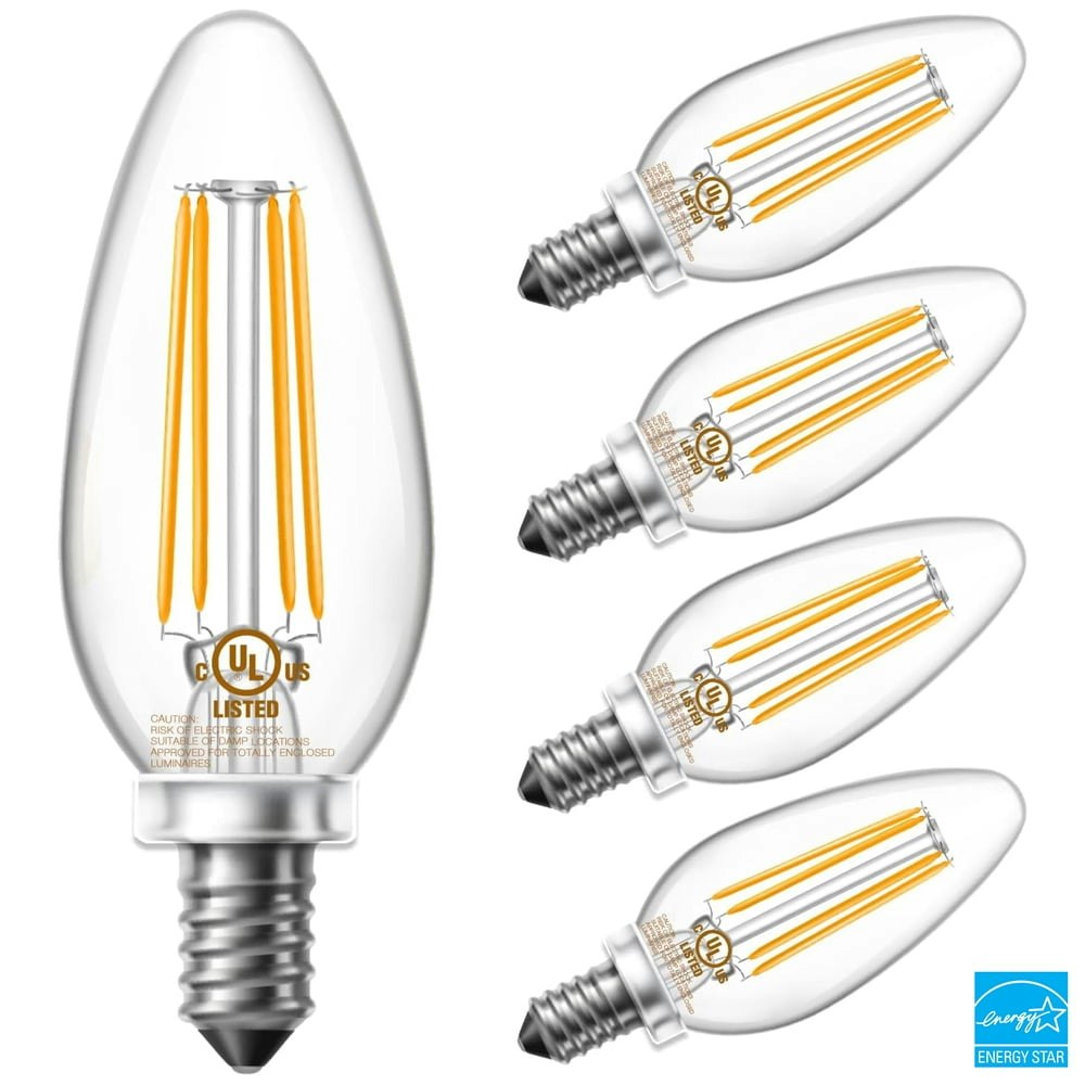 Daybetter 60W Equivalent E12 Dimmable LED Candelabra Bulbs 5-Pack: $9.98 Daybetter 60W Equivalent E12 Dimmable LED Candelabra Bulbs 5-Pack: $9.98