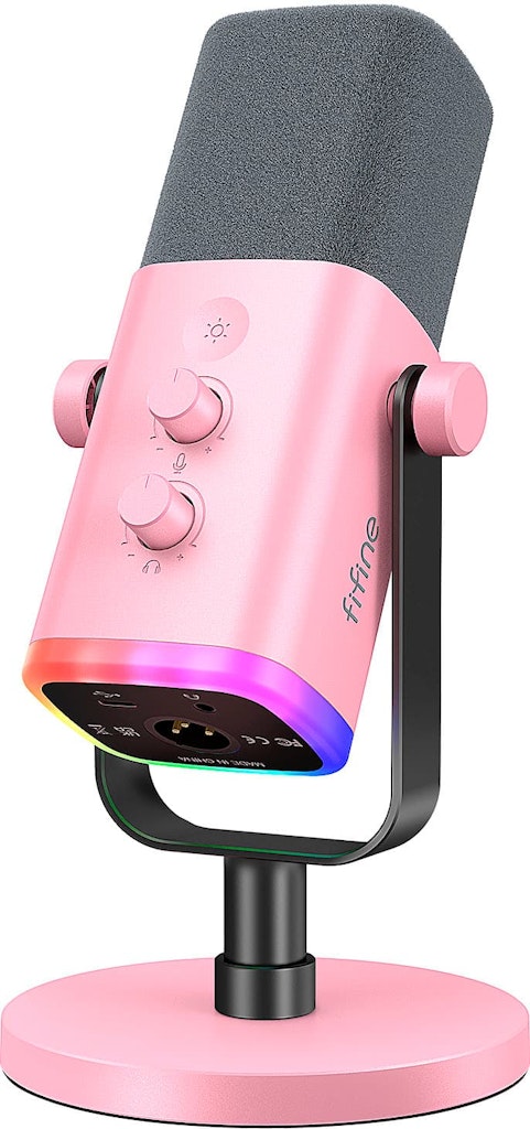 Fifine XLR/USB Wired Cardioid Dynamic Microphone: $58.99 Fifine XLR/USB Wired Cardioid Dynamic Microphone: $58.99